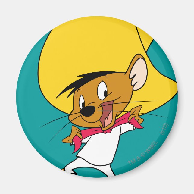 SPEEDY GONZALES™ Krawatte Magnet (Vorne)