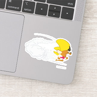 SPEEDY GONZALES™ läuft in Farbe Aufkleber