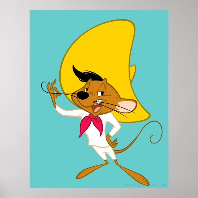 SPEEDY GONZALES™ Mustache Poster (Vorne)
