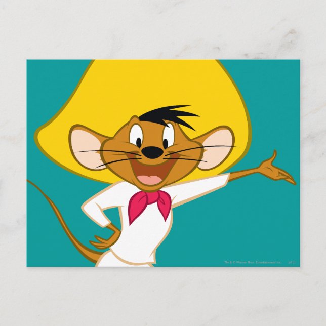 SPEEDY GONZALES™ Stehend Postkarte (Vorderseite)