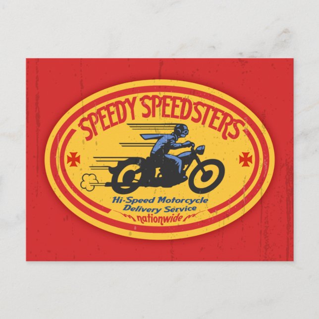 Speedy Speedsters - ov Postkarte (Vorderseite)