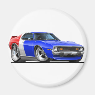 Speer-rotes weißes blaues Auto 1971-72 Magnet