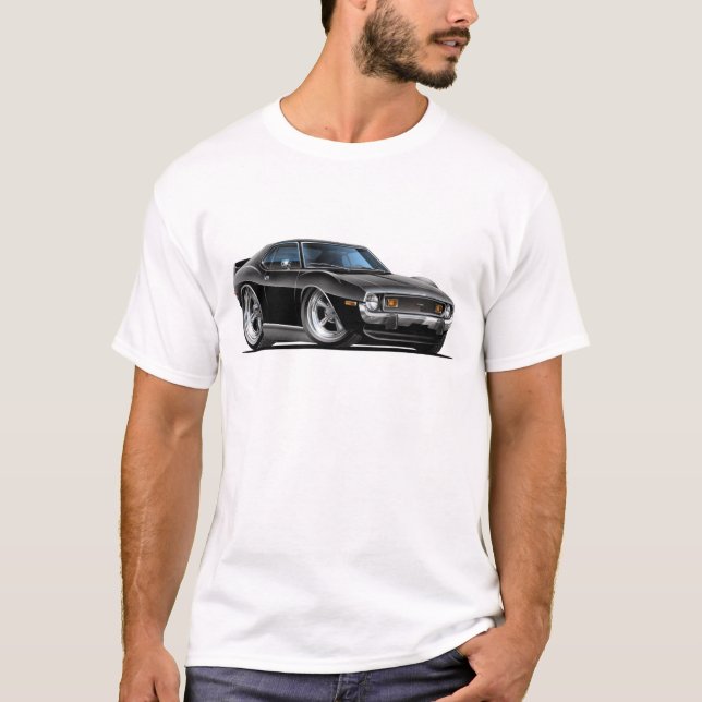 Speer-schwarzes Auto 1971-72 T-Shirt (Vorderseite)