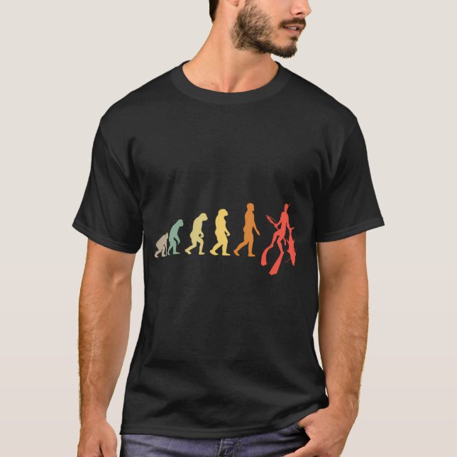 Speerevolution, Speerfischen, Speerfischen T-Shirt (Vorderseite)