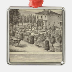 Speerfisch, Finigan Wohnsitze, Bauernhöfe Ornament Aus Metall