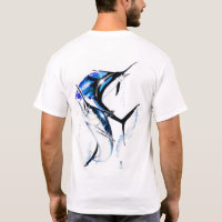Speerfisch-u. Segel-Fisch-T-Shirt