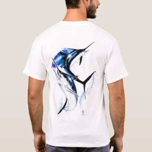 Speerfisch-u. Segel-Fisch-T-Shirt T-Shirt