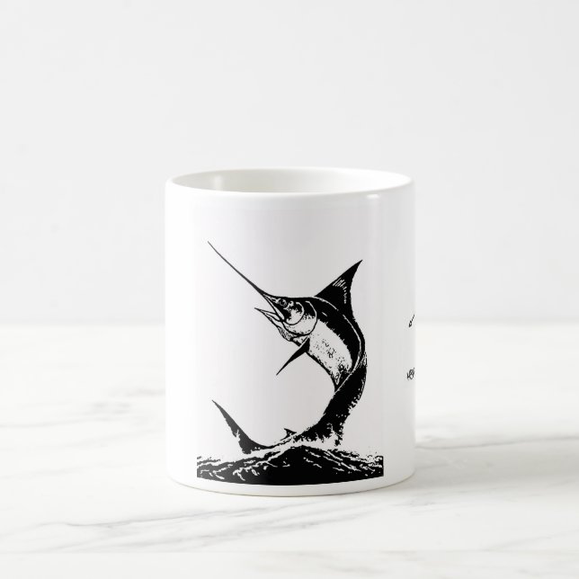 Speerfischfischen-Kaffeetasse Tasse (Mittel)
