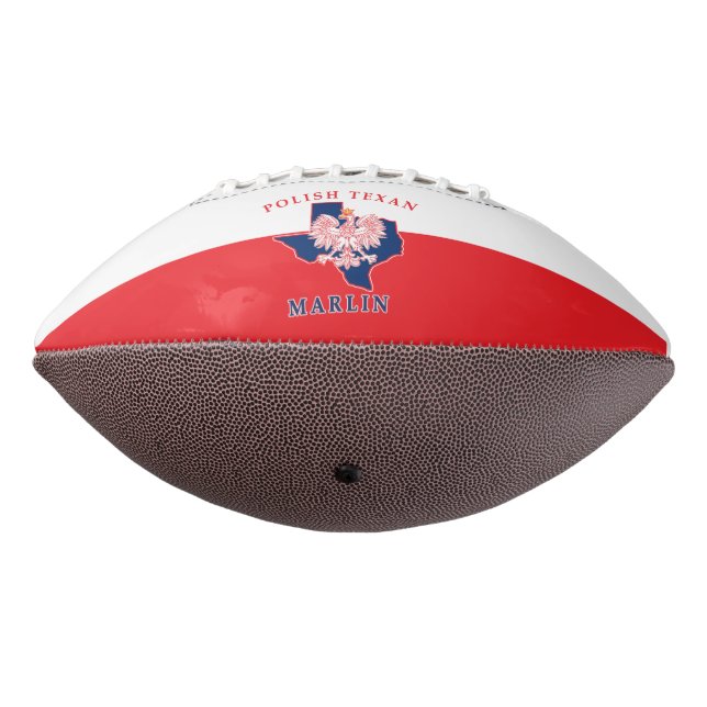 Speerfischpolnischer Texan Football (Gedreht 270)