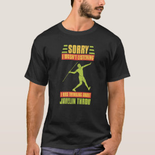 Speerwurf Leichtathletik Speerwerfer Tra T-Shirt