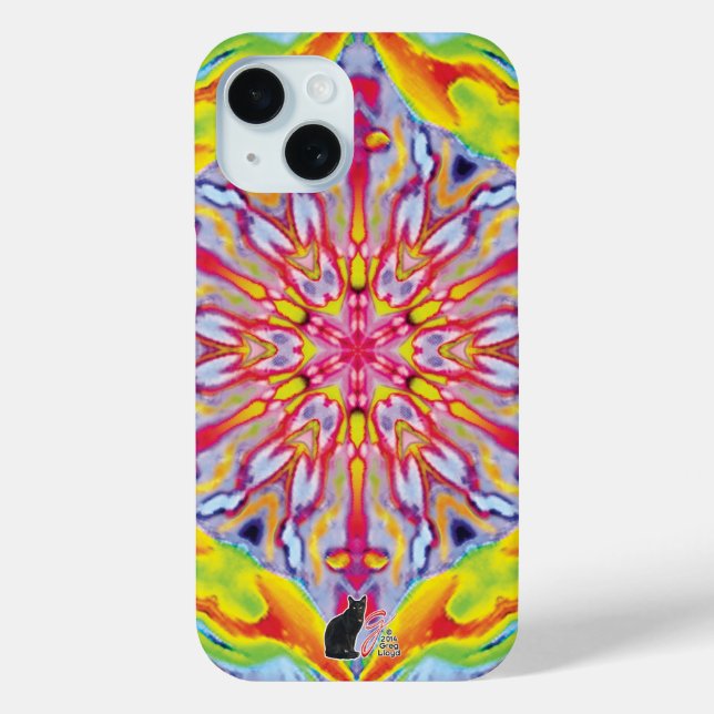 Speichen Kaleidoskop Case-Mate iPhone Hülle (Rückseite)
