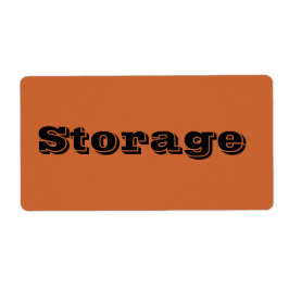 Speicher, der Labels in Rost bewegt