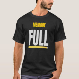 SPEICHER VOLL - Lustiges Systemfehler-Design T-Shirt
