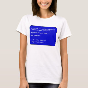 Speicherausdruck - Frauen T-Shirt