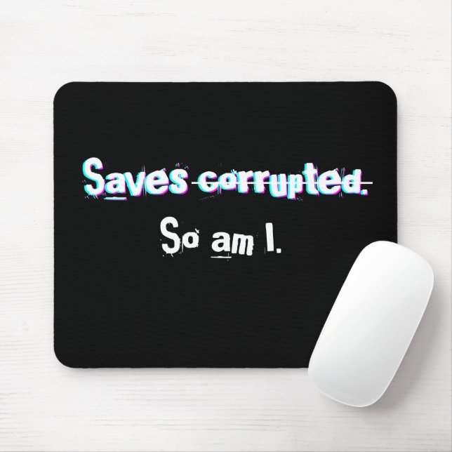 Speicherdaten korrupt, bin ich also lustig Gamer-G Mousepad (Mit Mouse)