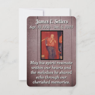 Speicherkarte Dankeskarte