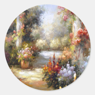 Speicherleitung I Runder Aufkleber