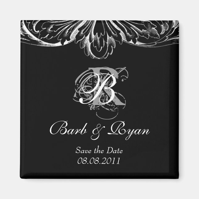 Speichern Sie das Date Magnet Antique Architecture (Vorne)