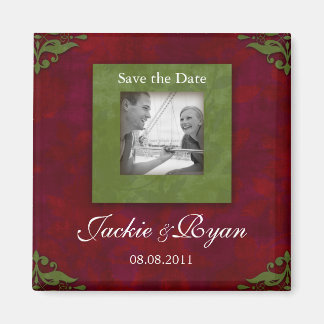 Speichern Sie das Date Magnet Weihnachten Hochzeit