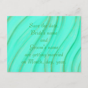 Speichern Sie das Datum der Hochzeitspostkarten, g Ankündigungspostkarte