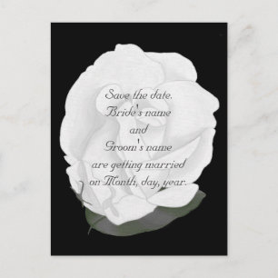 Speichern Sie das Datum der Hochzeitspostkarten, w Ankündigungspostkarte