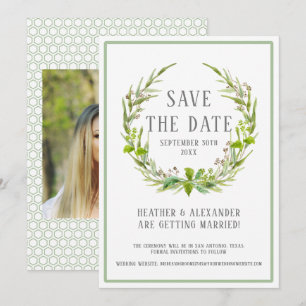 Speichern Sie das Datum Foto Vorlage Wasserfarbe K