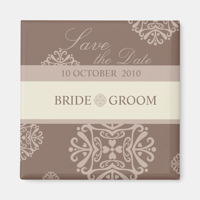 SPEICHERN SIE DAS DATUM MAGNET: Charme 5 Magnet (Vorne)