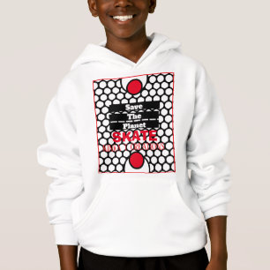Speichern Sie das Skateboard für den Skate Planet Hoodie