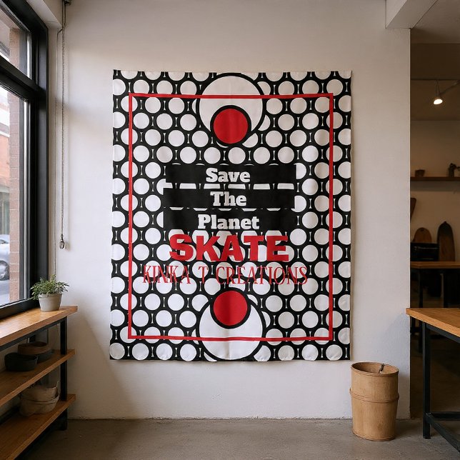 Speichern Sie das Skateboard für den Skate Planet Wandteppich (Von Creator hochgeladen)
