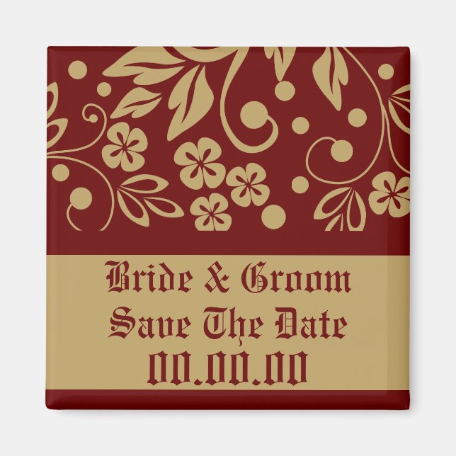 Speichern Sie die Datumsmagnete regelmäßig Magnet (Vorne)