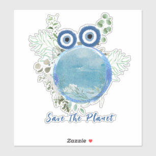 Speichern Sie die Sticker auf dem Planeten