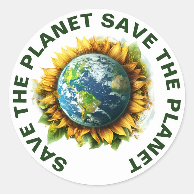 Speichern Sie die Sticker auf dem Planeten (Vorderseite)