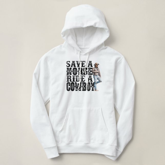 Speichern Sie eine Pferdeschlittenfahrt mit einem  Hoodie (Design vorne)