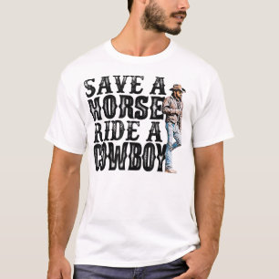 Speichern Sie eine Pferdeschlittenfahrt mit einem  T-Shirt