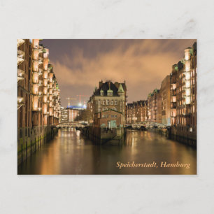 Speicherstadt, Hamburg Postkarte
