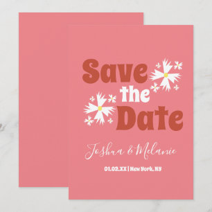 Speichert das Datum Daisy Groovy Floral Pink