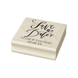 Speichert das Datum Handschrift Herz Gummistempel