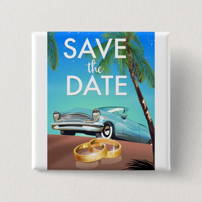 Speichert das Datum Oldtimer und Eheringe. Button (Vorderseite)