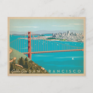Speichert das Datum San Francisco, CA - Golden G Ankündigungspostkarte