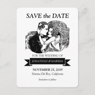 Speichert das Datum Vintage Retro Great Gatsby Sti Save The Date