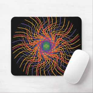 Speider eye / Black BG Mousepad