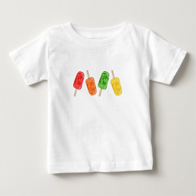 Speiseeis Baby T-shirt (Vorderseite)