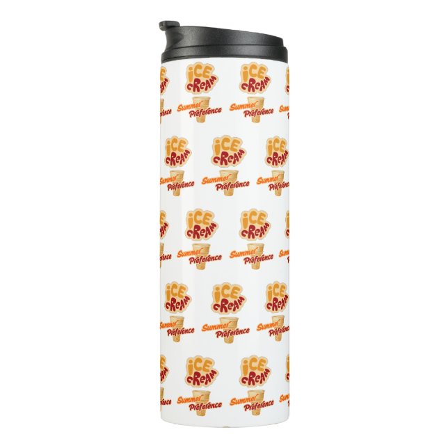 Speiseeis im Sommer Thermosbecher (Nach rechts gedreht)
