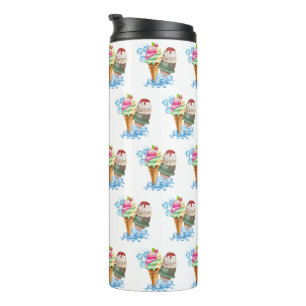 Speiseeis Thermosbecher