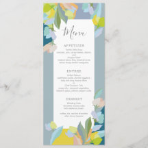 Speisekarte für Hochzeiten