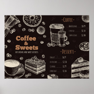 Speisekarte Poster