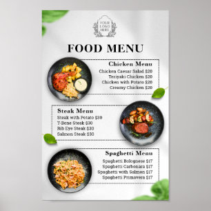 Speisekarte   Restaurant Menu Design Poster
