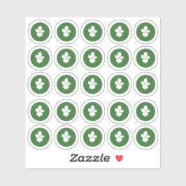 Speisen Auswahl vegetarische Aufkleber