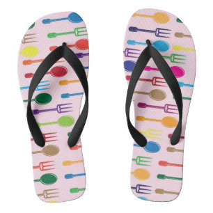 Speisen von Beschaffenheit Flip Flops