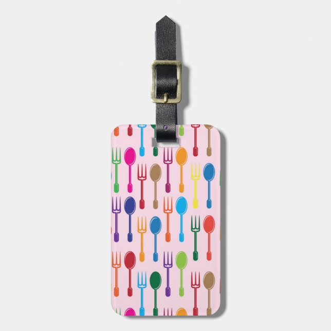 Speisen von Beschaffenheit Gepäckanhänger (Vorderseite vertikal)